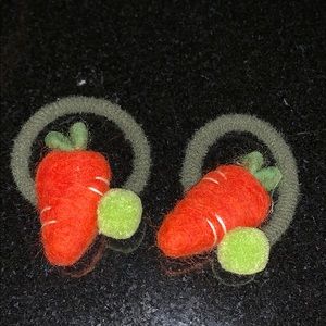 Girls carrot hair ties
